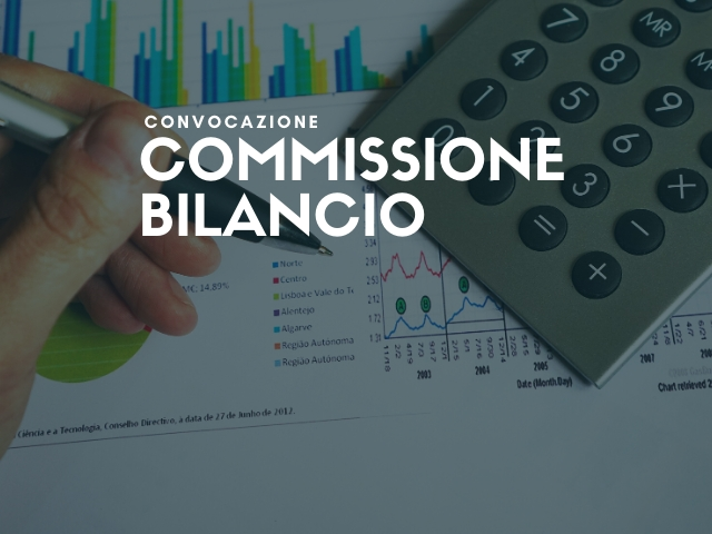 26 settembre | Convocazione Commissione Bilancio