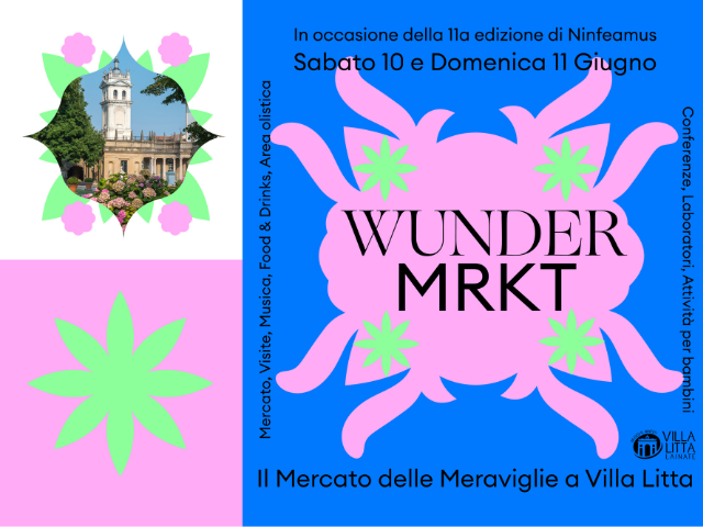 10-11 giugno | Torna Ninfeamus insieme a Wunder Mrkt e il suo mercato delle meraviglie