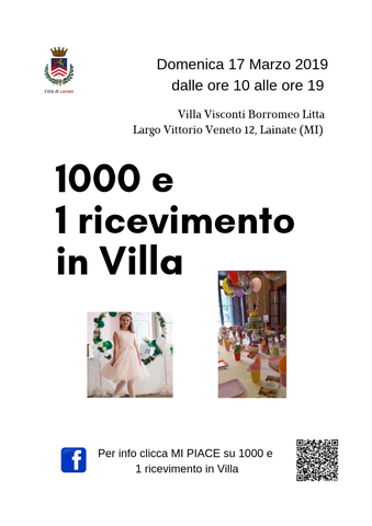 1000 e 1 ricevimento in Villa Litta  