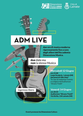 ADM Live | Musica protagonista, secondo appuntamento