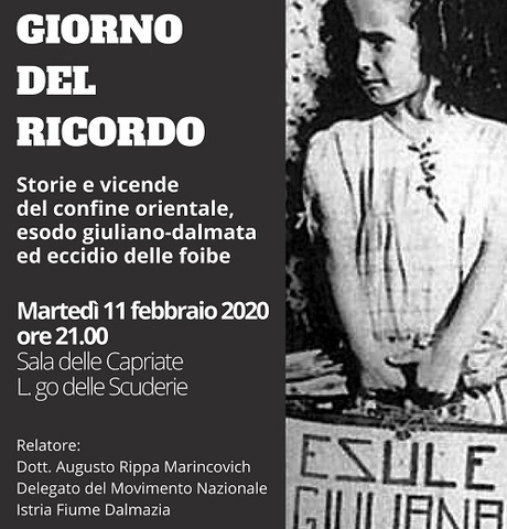 11 febbraio | Il Giorno del Ricordo