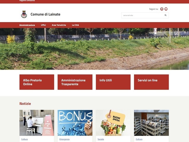 Giovedì 5 agosto possibili disservizi sul sito comunale per aggiornamenti tecnici