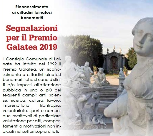 Premio Galatea 2019: aperti i termini per candidature