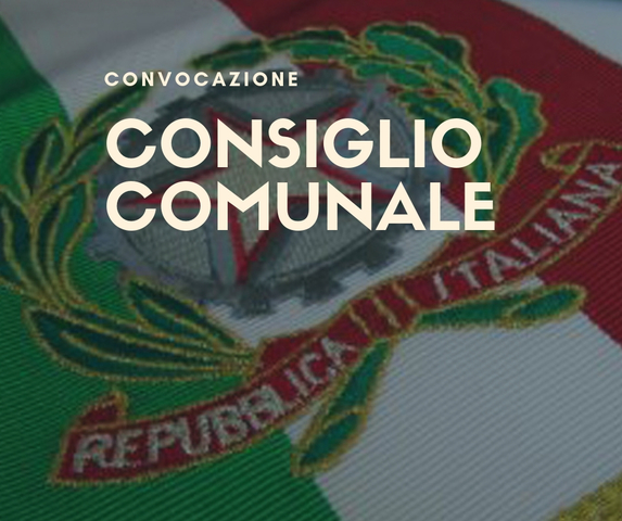 9 aprile. Convocazione Consiglio Comunale