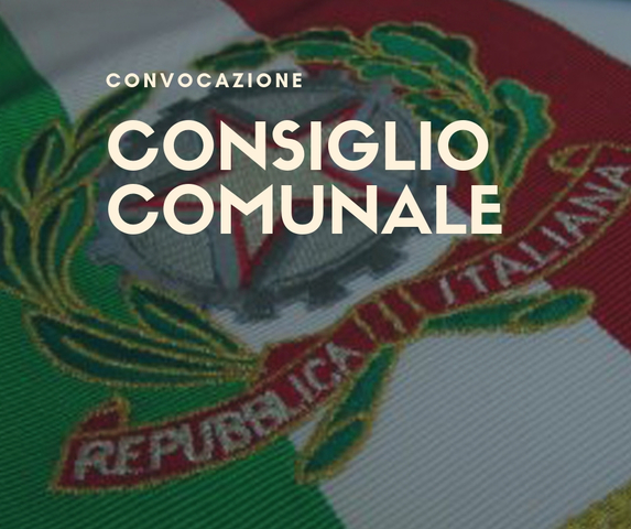 Convocazione primo Consiglio comunale del mandato Tagliaferro